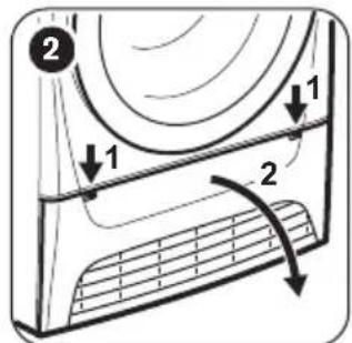 ZANUSSI ZDH8373BW - Nettoyage du condenseur - 2