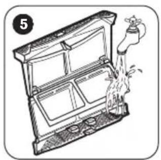 ZANUSSI ZDH8373BW - HET FILTER SCHOONMAKEN - 5