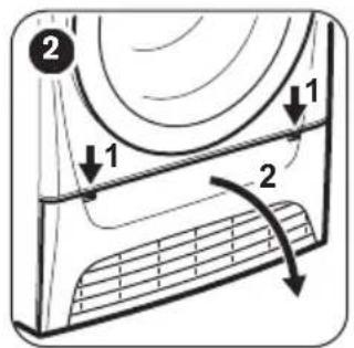 ZANUSSI ZDH8373BW - REINIGEN DES KONDENSATORS - 2