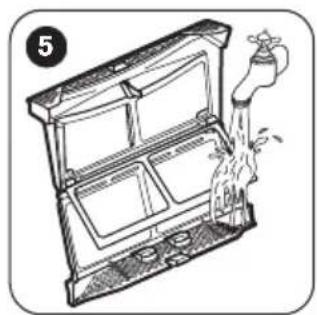 ZANUSSI ZDH8373BW - REINIGEN DES SIEBS - 5