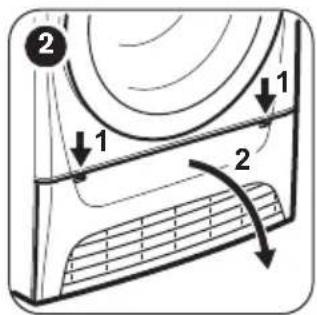 ZANUSSI ZDH8373BW - REINIGING VAN DE CONDENSATOR - 2