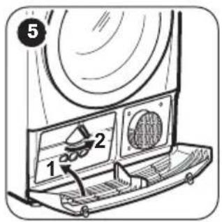 ZANUSSI ZDH8373BW - REINIGEN DES KONDENSATORS - 5