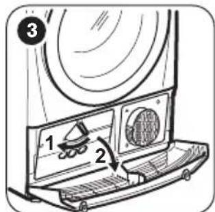 ZANUSSI ZDH8373BW - Nettoyage du condenseur - 3