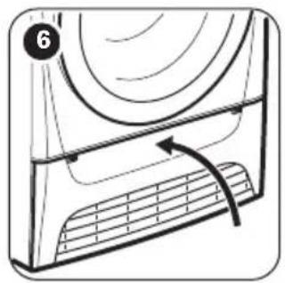 ZANUSSI ZDH8373BW - REINIGEN DES KONDENSATORS - 6