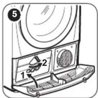 ZANUSSI ZDH8373BW - Nettoyage du condenseur - 5