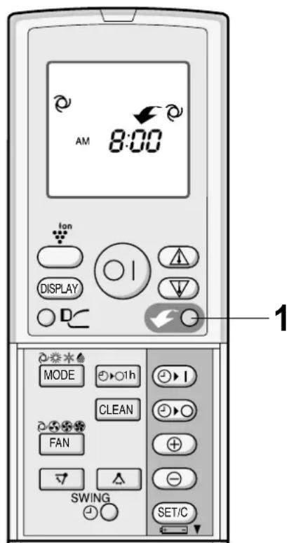 SHARP AYXP12HR - Durante el funciona, pulse la tecla de CHORRO POTENTE. - 1