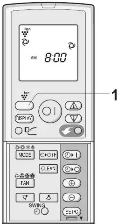 SHARP AYXP12HR - During operation, press the PLASMACLUSTER button. - 2