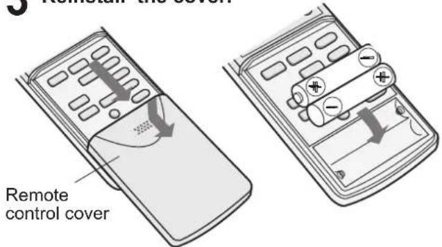 SHARP AYXP9HR - LOADING BATTERIES - 1