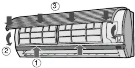 SHARP AYA09CR - REINIGUNG DER FILTER - 3
