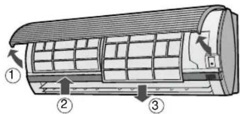 SHARP AYA09CR - DE FILTERS REINIGEN - 1