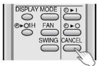 SHARP AYA09CR - PER CANCELLARE IL MODO TIMER - 1