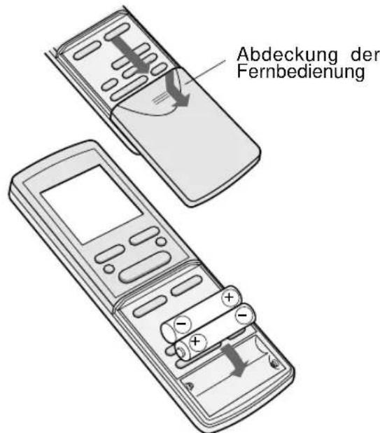 SHARP AHX13CR - EINLEGEN DER BATTERIEN Benutzen Sie zwei Batterien der Grübe AAA (R03). - 1