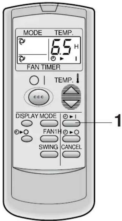 SHARP AHA09CR - ATTIVAZIONE TIMER - 1
