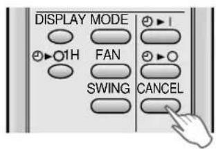 SHARP AHA09CR - DEAKTIVIEREN DES ZEITSCHALTER-MODUS - 1