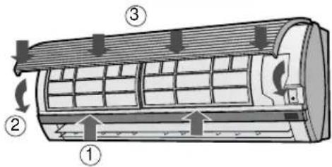 SHARP AHA09CR - CLEANING THE FILTERS - 3
