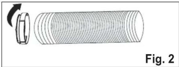 ELECTROLUX EXP35U538CW - Air chaud d'évacuation - 2
