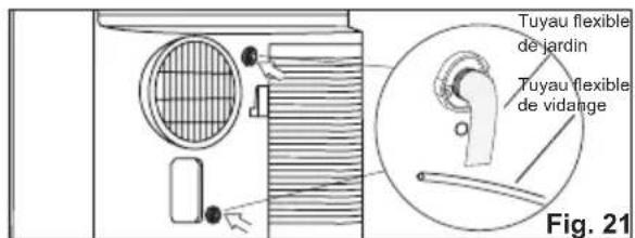 ELECTROLUX EXP35U538CW - Instructions de vidange - 2