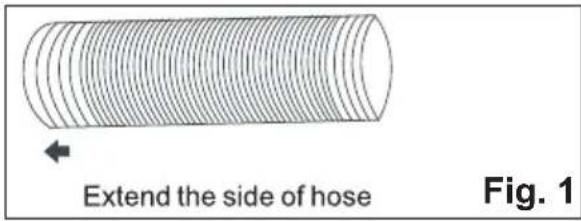 Extend the side of hose Fig. 1