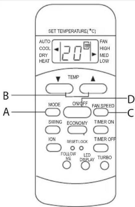 ELECTROLUX EXU09JEIWI - Cooling/Heating/Fan Operation - 1