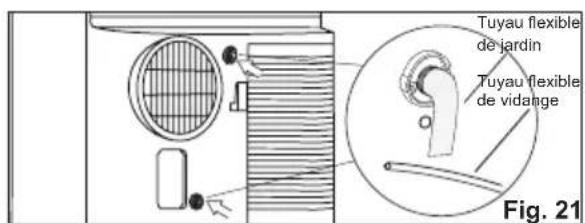 ELECTROLUX EXP35U538HW - Vidange continue - 2