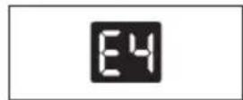 ELECTROLUX EXP35U538HW - Code d'erreur - 4