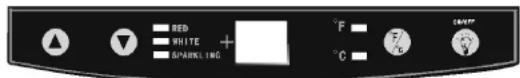SABA CAV1196BK - HOW TO USE THE BUTTONS ON THE DISPLAY PANEL: - 1