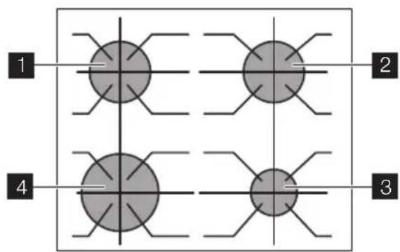 ELECTROLUX EKK603504 - Kochfeldanordnung - 1