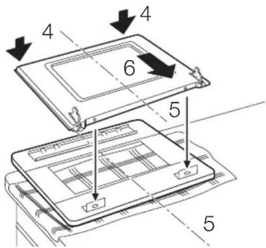 ELECTROLUX EKK603504 - Einbau von Backofentür und Glasscheibe - 1