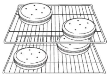 WHIRLPOOL YWFC150M0EW - Baking Layer Cakes on 2 Racks - 1