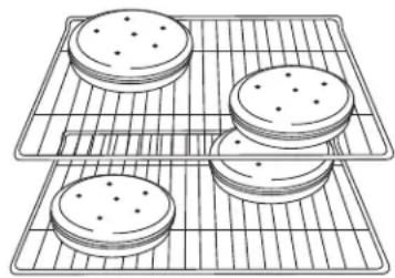 WHIRLPOOL YWFC150M0EW - Cuisson de gâteaux à étages sur 2 grilles - 1