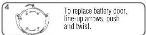 Waterpik WF02E1011 - Inserting Batteries - 4