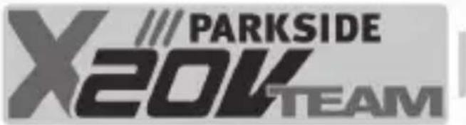 PARKSIDE PAP 20 A1 - Verwenden Sie zum Laden des Akku-Packs nur Akku-Schnelladegeräte der X20V Team Serie: - 1