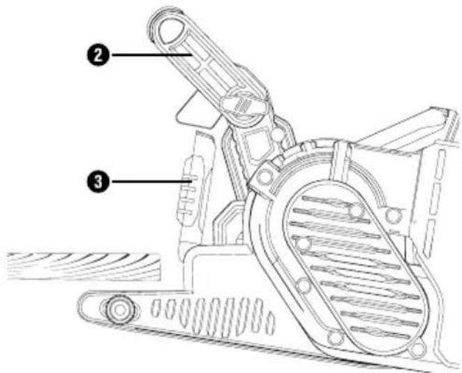 PARKSIDE PBSD 600 A1 - Basculer le capot frontal vers le haut - 1