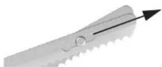 SILVERCREST SEM 250 A1 - Reinigen van de roestvaststalen messen - 1