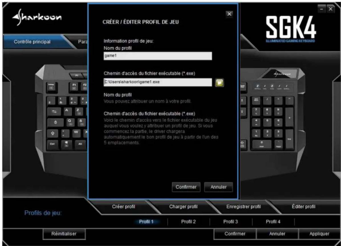 Sharkoon Skiller SGK4 - Profils de jeu - 1