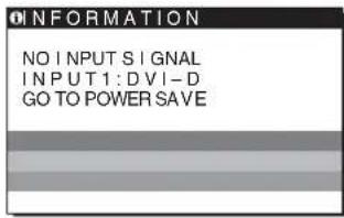 SONY SDMHS95D - NO INPUT SIGNAL 表示出来的场合 - 1