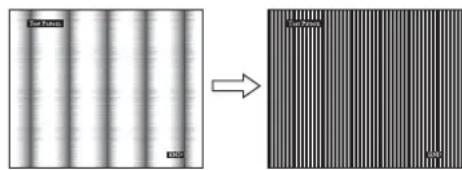 SONY SDMHS95D - Pulse los botones / hasta que las rayas horizontales Sean minimas. - 2
