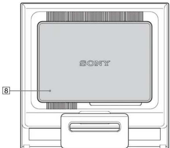 SONY SDMHS95D - Skarmens baksida - 1