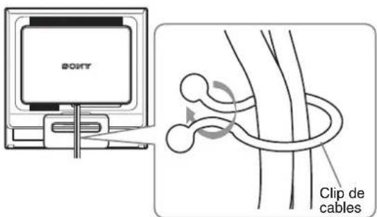 SONY SDMHS95D - Agrupe los cables. - 1