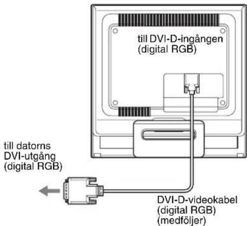 SONY SDMHS95D - Anslut en dator som har en DVI-utgang (digital RGB) - 1