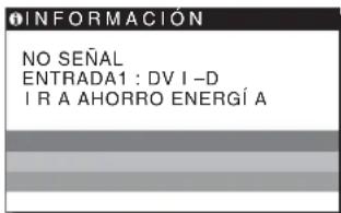 SONY SDMHS95D - Si NO SENAL aparece en pantalla - 1