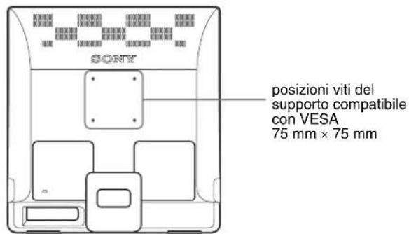 SONY SDM976A - Utilizzare il supporto compatibile con VESA - 1