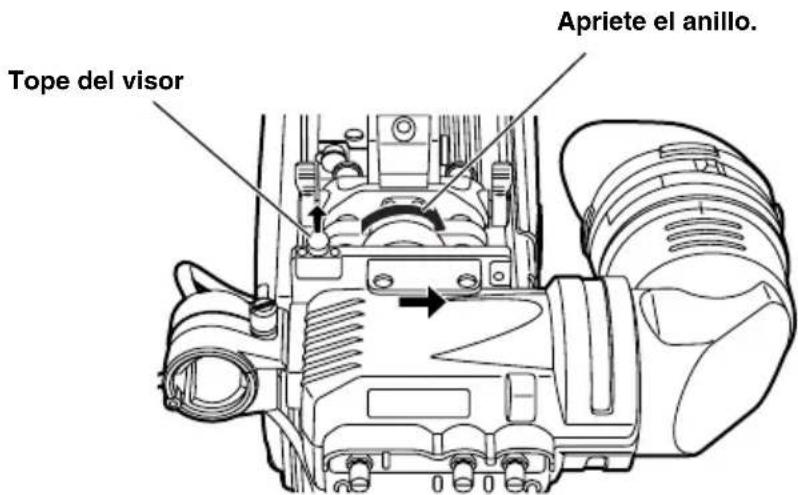 PANASONIC AJHVF21G - Desmontaje del visor - 1