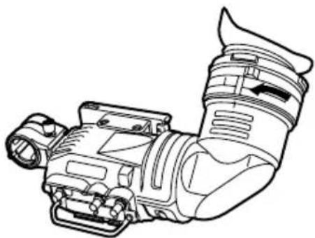 PANASONIC AJHVF21G - Modo di rimontare l'oculare - 1
