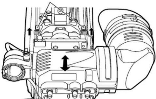 PANASONIC AJHVF21G - Réglage de la position avant-arrête du viseur - 1