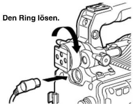 PANASONIC AJHVF21G - Anbringen des Suchers - 1