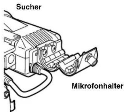 PANASONIC AJHVF21G - Anbringen des Mikrofons - 1