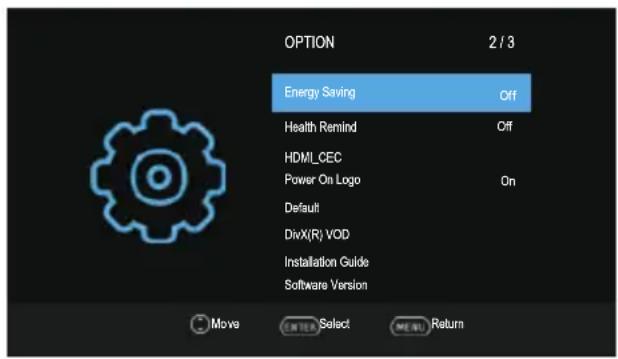 SABA LD40BC17S - Menu Operation - 2