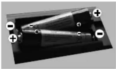 OK ODL 55651UTIB - Installazione delle batterie nel telecomando - 1
