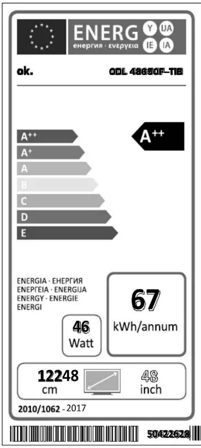 OK ODL 48650FTIB - CEC e CEC RC Passthrough - 1
